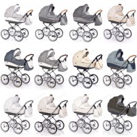 Roan Emma 2in1   Детская классическая коляска с большими колёсами 14"